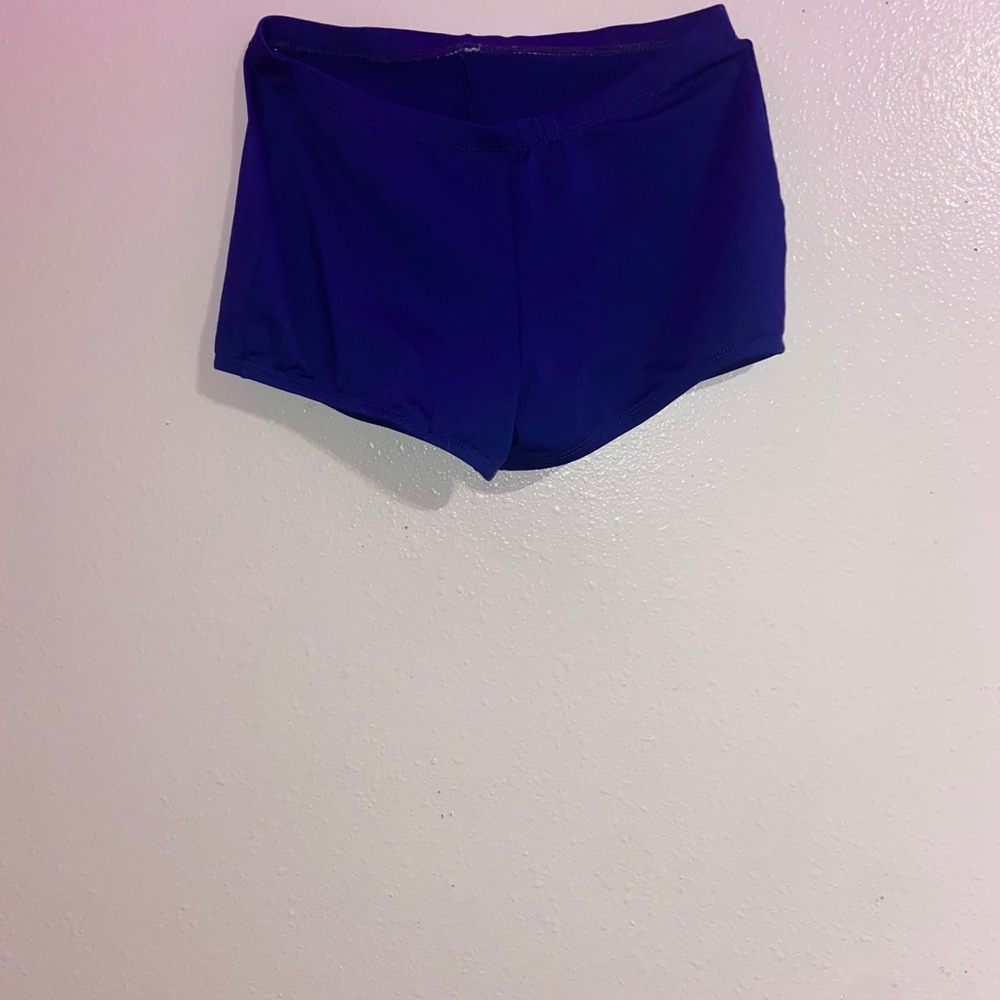 blue spandex